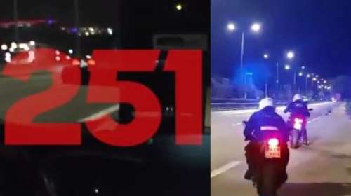 Απίστευτο: ΙΧ στην Εθνική Αθηνών-Θεσσαλονίκης έτρεχε με 251 χλμ. - &quot;Φάρος, πάμε...&quot;