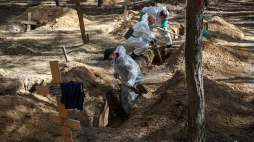 Φρίκη στο Ιζιούμ: 146 πτώματα έχουν εκταφεί μέχρι στιγμής από τον ομαδικό τάφο, λένε οι Ουκρανοί