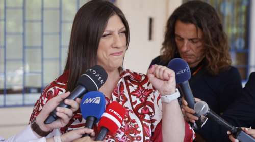 Ψήφισε με αισιοδοξία η Ζωή Κωνσταντοπούλου: &quot;Σήμερα είναι η στιγμή μας&quot;
