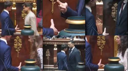Το απόλυτο σνομπάρισμα σε βουλευτή της Λεπέν: Κανείς δεν του έδωσε το χέρι του -Έκαναν ακόμα και &quot;πέτρα, ψαλίδι, χαρτί&quot;