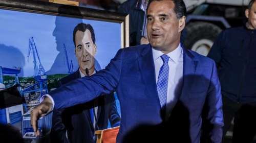 Στο Άγιο Όρος ο Άδωνις Γεωργιάδης - &quot;Δεν χαρίζω τον ανθρωπισμό στην Αριστερά - Εμείς φυλάμε τα σύνορα&quot;