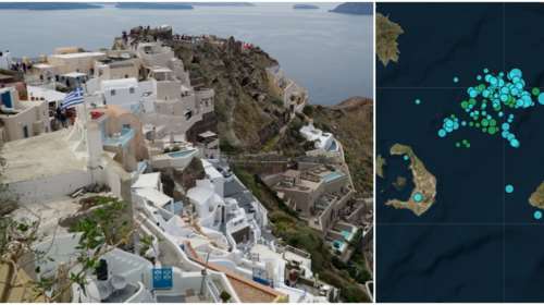 Δεκάδες σεισμοί σε Σαντορίνη και Αμοργό - &quot;Ανεβαίνει το επίπεδο κινδύνου&quot;, λέει ο Παπαδόπουλος