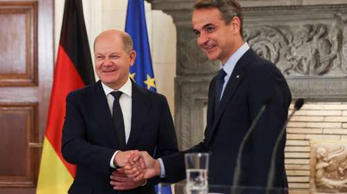 Δεύτερη συνάντηση Μητσοτάκη - Σολτς σε μία εβδομάδα - Με ενέργεια και τουρκικές προκλήσεις στο Βερολίνο ο πρωθυπουργός