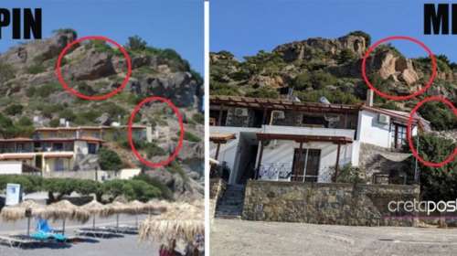 Ιεράπετρα: Το πριν και το μετά από την αποκόλληση του βράχου - Λέκκας: Ήταν θέμα χρόνου να συμβεί