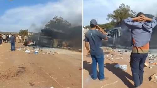 Λιβύη: Μαρτυρίες ότι οι πέντε Έλληνες μπροστά απανθρακώθηκαν - Οδηγός και συνταγματάρχης εκτινάχθηκαν από το παρμπρίζ