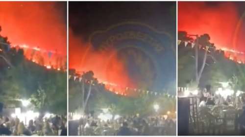 Άφωνους άφησε τους πάντες ο ιερέας για το πανηγύρι στη Ζάκυνθο την ώρα της φωτιάς - &quot;Θα το αφήνατε στη μέση; Δεν καήκαμε&quot;