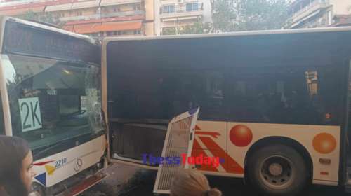 Σύγκρουση λεωφορείων  στη Θεσσαλονίκη: &quot;Επικράτησε πανικός, άλλοι έκλαιγαν, φώναζαν&quot; - Συγκλονίζει μαρτυρία τραυματία
