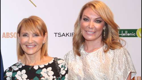 Μάρα Ζαχαρέα - Τατιάνα Στεφανίδου: Φλογερές με εφαρμοστά κόκκινα φορέματα σε πάρτι για τον Άγιο Βαλεντίνο