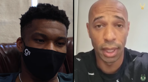 Γιάννης Αντετοκούνμπο: Το μήνυμα - έκπληξη του Τιερί Ανρί και η αντίδραση του MVP των τελικών του NBA [Βίντεο]