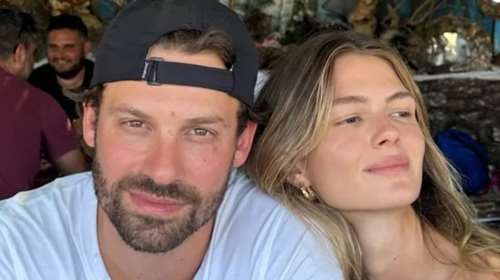 Η Αμαλία Κωστοπούλου στην αγκαλιά του συντρόφου της - Το σπάνιο κλικ