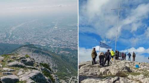 Ξάνθη: Τοποθέτησαν γιγαντιαίο σταυρό στο όρος Αυγό και κλήθηκαν σε απολογία από τη Δασική Υπηρεσία