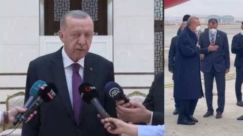 Ερντογάν: Οι πρώτες δηλώσεις μετά το hashtag &quot;πέθανε&quot;- Κουρασμένος και με πολύ αργό περπάτημα [Βίντεο]