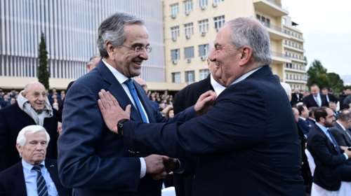Τα σενάρια για το κόμμα Σαμαρά και η σχέση με τον Καραμανλή- Ξανά μαζί σε παρουσίαση βιβλίου