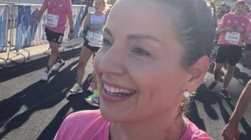 Η βουλευτής Μαρίνα Κοντοτόλη έτρεξε στον Μαραθώνιο της Αθήνας [εικόνες]