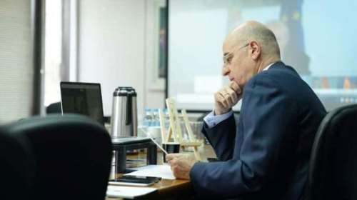 Τριμερής τηλεδιάσκεψη Δένδια με τους ΥΠΕΞ Κύπρου και Ιορδανίας