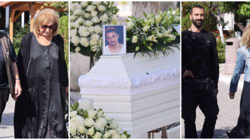 Αλέξανδρος Κομπόγιωργας: Θλίψη στην κηδεία του 48χρονου ηθοποιού - Τον αποχαιρέτησαν σε βαρύ κλίμα [εικόνες]