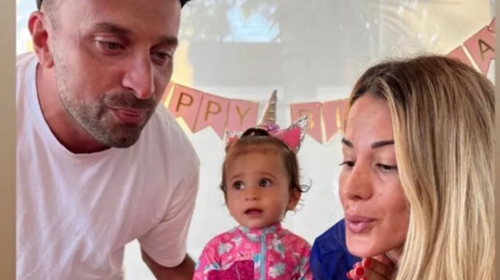 Γιώργος Λιανός - Κωνσταντίνα Καραλέξη: Γενέθλια για την ενός έτους κόρη τους, Βαλέρια