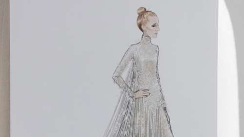 Celine Dion: Χρειάστηκαν πάνω από χίλιες ώρες για να δημιουργηθεί το φόρεμά της για την τελετή έναρξης των Ολυμπιακών Αγώνων