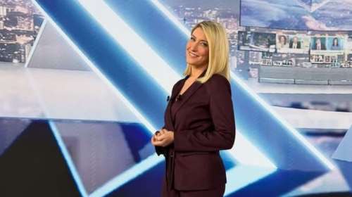 Σία Κοσιώνη: Ενθουσιασμένη με το νέο στούντιο του δελτίου ειδήσεων του ΣΚΑΙ