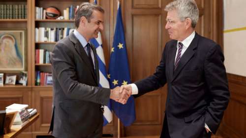 Ο Κυριάκος Μητσοτάκης αποχαιρετά τον Τζέφρι Πάιατ: &quot;Αντίο προς το παρόν&quot;