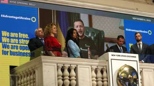 Μήνυμα Ζελένσκι στην Wall Street: &quot;Προσφέρουμε σε εσάς και τις επιχειρήσεις σας μια ευκαιρία συνεργασίας&quot;