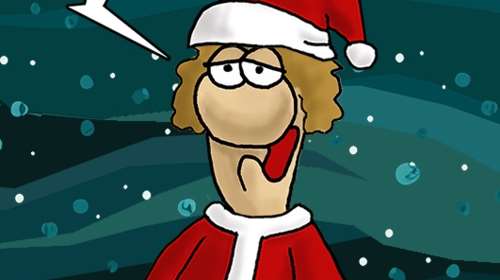 Αρκάς: Το σκίτσο του για τα Χριστούγεννα - Λιτό και σαφές [εικόνα]