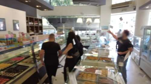 Ντου από τον Ρουβίκωνα σε γνωστό ζαχαροπλαστείο της Θεσσαλονίκης [Εικόνες]