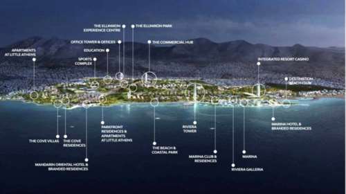 Το 2026 τα πρώτα Χριστούγεννα των νέων ενοίκων στο Ελληνικό - Μικρή καθυστέρηση στην κατασκευή του Riviera Tower