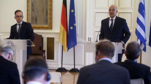 Ξεκάθαρο μήνυμα Δένδια - Μάας στην Τουρκία: Να σταματήσει τις προκλήσεις η Αγκυρα