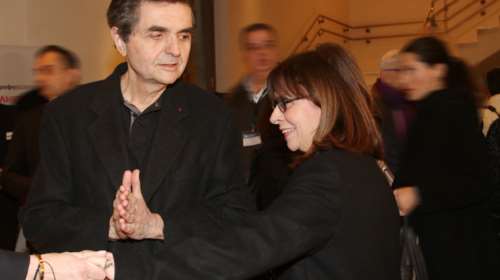 Αικατερίνη Σακελλαροπούλου: Mε τον σύντροφό της στο Εθνικό θέατρο