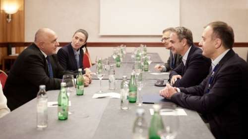 Συνάντηση Κ. Μητσοτάκη - Μπ. Μπορίσοφ: Ο Κάθετος Διάδρομος είναι μια σημαντική και στρατηγική επένδυση