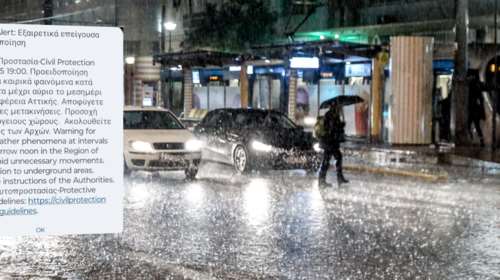 Κακοκαιρία Byron: Ήχησε το 112 στην Αττική - Προειδοποίηση Κολυδά για πιο έντονες καταιγίδες από τα μεσάνυχτα και μετά