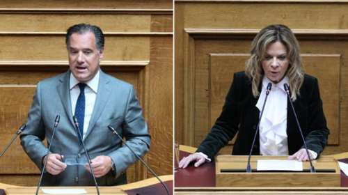 Ο Γεωργιάδης δεσμεύθηκε ότι θα γίνει Αιμοδυναμικό στο Αγρίνιο και η βουλευτής του ΠΑΣΟΚ... &quot;πέταξε&quot; τη δευτερολογία της