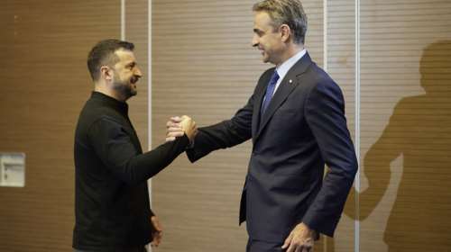 Συνάντηση Μητσοτάκη με Ζελένσκι στο Ντουμπρόβνικ [εικόνες]