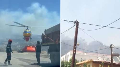 Κόλαση στο Ρέθυμνο: Εκτός ελέγχου η φωτιά, 9 μηνύματα του &quot;112&quot; - Μάχη να μην καούν σπίτια - Νέα ομάδα δασοκομάντος από την Αθήνα