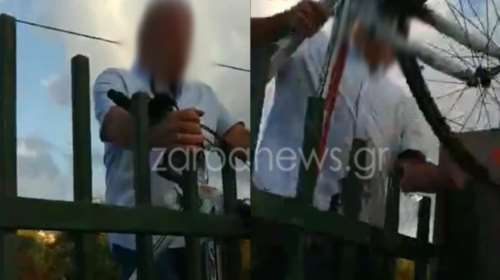 Bίντεο-ντοκουμέντο από το απίστευτο επεισόδιο ανάμεσα σε διευθυντή και μαθητές σε υπό κατάληψη σχολείο στα Χανιά