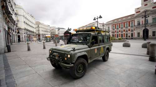 Ισπανία-κορονοϊός: Μόνο ο στρατός στους έρημους δρόμους - Κατάσταση έκτακτης ανάγκης