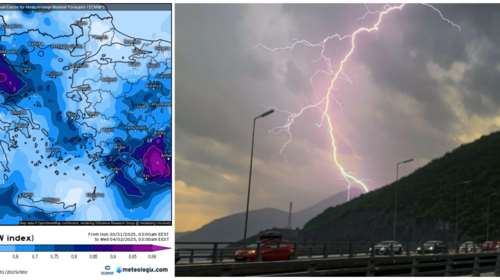 Προσοχή στην &quot;ύπουλη&quot; κακοκαιρία, προειδοποιεί ο Τσατραφύλλιας - Ποιες περιοχές κινδυνεύουν από κεραυνούς και πλημμύρες