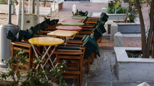 Λιβάνιος: Διπλάσιος χώρος για τραπεζοκαθίσματα αλλά με σεβασμό στον πεζό