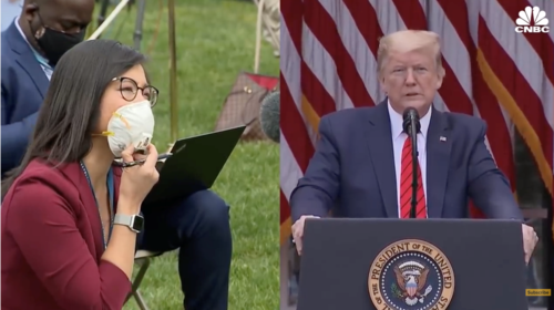 Απασφάλισε ο Τραμπ και επιτέθηκε σε κινεζικής καταγωγής δημοσιογράφο του CBS [video]