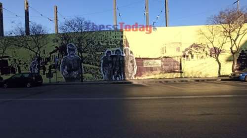 Βανδάλισαν συγκλονιστική τοιχογραφία του Ολοκαυτώματος στη Θεσσαλονίκη