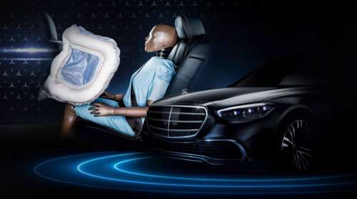 H νέα Mercedes S-Class θα διαθέτει μετωπικούς αερόσακους για τους πίσω επιβάτες