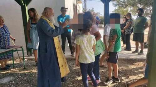 Γαύδος: Συγκινητικές εικόνες - Με τέσσερις μαθητές ο αγιασμός στο ακριτικό νησί