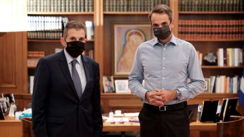 Συνάντηση Μητσοτάκη με τον δήμαρχο Καλλιθέας: Eπέκταση του Μετρό στην περιοχή έως το Ίδρυμα Σταύρος Νιάρχος