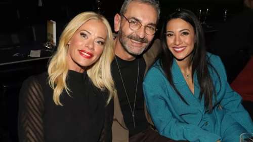 Ευγενία Σαμαρά - Οδυσσέας Παπασπηλιώπουλος: Πήγαν μαζί στην πρεμιέρα του Θανάση Αλευρά