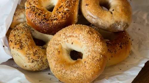 Τα πιο αφράτα bagel με τυρί cottage στο air fryer