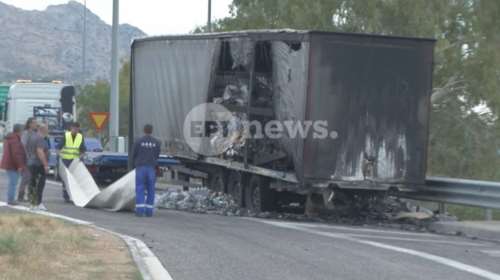 Τροχαίο δυστύχημα στην Αθηνών – Κορίνθου: Απανθρακωμένος ανασύρθηκε ο οδηγός της μηχανής