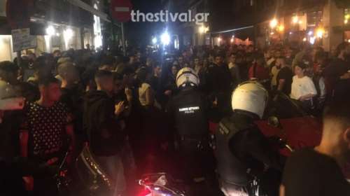 Ένταση και ξύλο στη Θεσσαλονίκη: Συνεχίζεται ο συνωστισμός στα take away [Φωτό - Video]