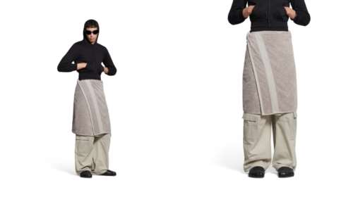 Viral η φούστα της Balenciaga των 695 ευρώ που είναι απλά… μία πετσέτα μπάνιου- Επικό τρολάρισμα από τα ΙΚΕΑ