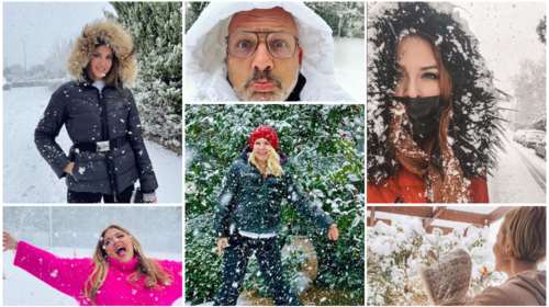 Instagram Report | Οι Έλληνες celebrities παίζουν με τα χιόνια!